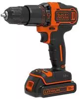BLACK+DECKER - 18V Akku-Schlagbohrmaschine, 2x 1,5 Ah Akku BDCHD18KB-QW