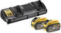 DeWalt DCB132X2-QW, Dewalt Starter-Set DCB132X2 (schwarz/gelb, 54Volt, 3Ah)