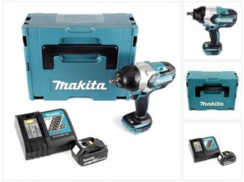 Makita DTW1002 (1 x 5,0 Ah + Schnellladeger&auml;t) im Makpac