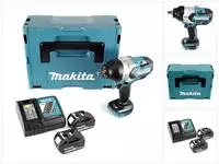 Makita - 18V Akku-Schlagschrauber, 2x Akku 5,0 Ah LXT, Ladeger&auml;t DTW1002RTJ