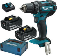 Makita DDF 482 RFJ Akku Bohrschrauber 18V 62Nm im Makpac + 2x 3,0 Ah Akku +