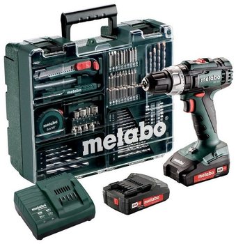 Metabo SB 18 (2 x 2,0 Ah + Ladeger&auml;t + Zubeh&ouml;r-Set) im Koffer