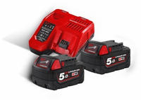 TTI Milwaukee 4933459217, TTI Milwaukee Milwaukee 18V Starterset M18 NRG-502 -...