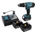 3 Ah, mit 3 Akkus: Makita DHP453