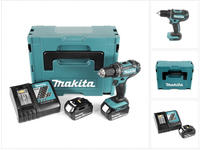 Makita DDF 482 RF1J Akku Bohrschrauber 18V 62Nm im Makpac + 1x 3,0 Ah Akku +