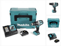 Makita DHP 484 Y1J-D 18V Brushless Li-Ion Akku Schlagbohrschrauber im Makpac...