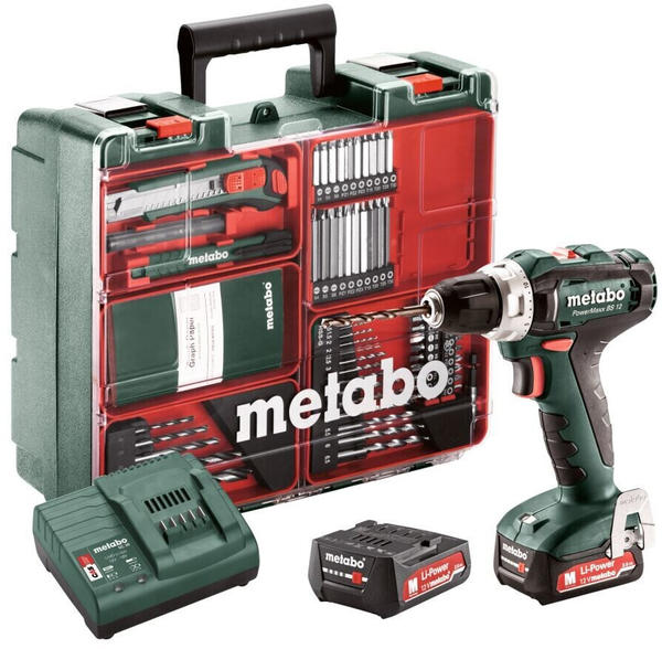 metabo PowerMaxx BS 12 inkl. 2 x 2,0 Ah 601036910