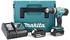 3 Ah, mit 2 Akkus: Makita DHP453