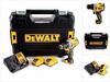 DeWalt DCD701D2-QW, DeWalt Akku Bohrschrauber DCD701D2QW (Akkubetrieb) Gelb