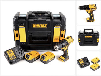 DeWalt DCD777P2 (2 x 5,0 Ah + Schnellladegerät) in TStak-Box