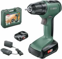 Bosch Akku-Bohrschrauber UniversalDrill 18 18 Volt, mit 2x1,5 Ah, Ladeger&auml;t,...