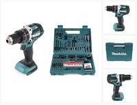 Makita DHP484Z + 100-tlg Bit-Bohrer-Set