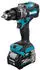 2,5 Ah, mit 2 Akkus: Makita HP001G