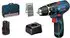 2 Ah, mit 2 Akkus: Bosch GSB 12V-15 Professional