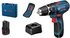 2 Ah, mit 2 Akkus: Bosch GSB 12V-15 Professional