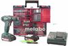 metabo Mobile Werkstatt Akkuschrauber Set Werkzeug, Baustellenbleistift, Block