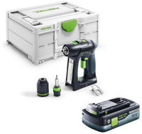 Festool Bohrschrauber C 18-Basic + Akkupack BP 18 Li 4,0 HPC-ASI 577050