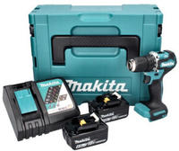 Makita DDF 487 RGJ Akku Bohrschrauber 18 V 40 Nm Brushless + 2x Akku 6,0 Ah +