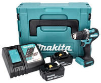 Makita DDF 487 RFJ Akku Bohrschrauber 18 V 40 Nm Brushless + 2x Akku 3,0 Ah +