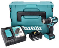 Makita DDF 487 RG1J Akku Bohrschrauber 18 V 40 Nm Brushless + 1x Akku 6,0 Ah +