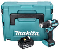 Makita DDF 487 G1J Akku Bohrschrauber 18 V 40 Nm Brushless + 1x Akku 6,0 Ah +...