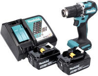 Makita DDF 487 RT Akku Bohrschrauber 18 V 40 Nm Brushless + 2x Akku 5,0 Ah +