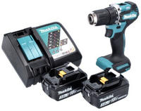 Makita DDF 487 RF Akku Bohrschrauber 18 V 40 Nm Brushless + 2x Akku 3,0 Ah +
