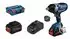 8 Ah, mit 2 Akkus: Bosch GDS 18V-1050 H