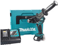 Makita Dhp 458 Ra1j Akku Schlagbohrschrauber 18 V 91 Nm + 1x Akku 2,0 Ah +...