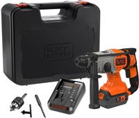 Black&decker - Bohrer Bohrer 18v Lithium-batterie B+d Sds Bcd900m1k + Tragetasche