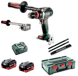 metabo Akku-Bohrschr BS 18 LTX BL Q I+PowerX3+2x5,5Ah+ASC145 + Meterstab