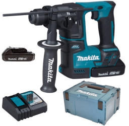Makita DHR 171 RAJ Akku Bohrhammer 18 V 1,20J SDS Plus Brushless + 2x Akku 2,0 Ah + Ladegerät +