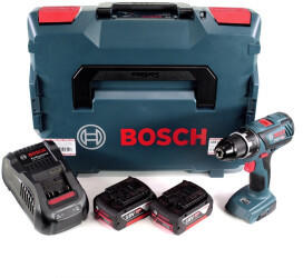 Bosch GSR 18V-28 (2x 5,0 Ah + Ladegerät + L-Boxx)