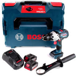 Bosch GSB 18V-110 C Professional (2x 5,0 Ah + Ladeger&auml;t + L-Boxx)