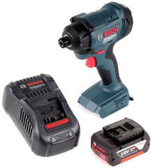 Bosch Professional GDR 18V-160 Akku Drehschlagschrauber 18V 1-4 160Nm + 1x Akku 5,0Ah + Ladegerät + Einlage ohne L-Boxx