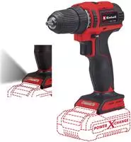 Akku-bohrschrauber Te-cd 18/40 Li Bl - Solo Power X-change (li-ion, 18 V, 40 Nm,
