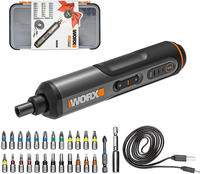 Worx Akku-Schrauber "WX240" 3-Gang-Drehmomenteinstellung (5/4/2,5 Nm), inkl. Akku &
