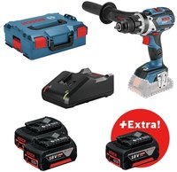 GSR 18V-110 C Beobachter Drill C + 3 x 5.0AH + Gal 18V-40 Ladeger&auml;t + L-Boxx
