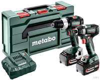 Metabo Akku Combo Set 2.8.8 18V SB 18 LT BL + SSD 18 LT 200 BL - metaBOX 145 L -