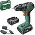 2 Ah, mit 2 Akkus: Bosch UniversalImpact 18V-60