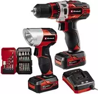 Akku-bohrschrauber-set Te-cd 12/1 Li +22+cl (2x2.0 Ah) - Einhell