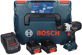 Bosch GSR 18V-150 C Professional (2x 5,5 Ah ProCORE + Ladegerät + L-Boxx)