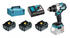 5 Ah, mit 3 Akkus: Makita DDF486