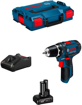 Bosch GSR 12V-15 (1 x 6,0 Ah + GAL12V-40 + L-Boxx 102)