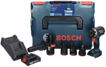 Bosch GSR 18V-60 FC Professional (1x 2,0 + Ladegerät + Aufsätze + L-Boxx)
