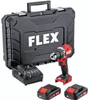 Flex DD 2G 18.0-EC LD/2.5 Set Kompakter 2-Gang Akku-Bohrschrauber 18 V 2 x 2,5...