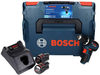 Bosch GSB 12V-35 (2 x 3.0 Ah + Ladegerät + L-Boxx)