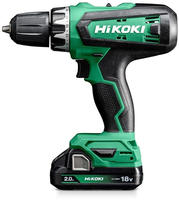 HiKOKI Akku-Bohrschrauber DS18DFWCZ, 18 V / 2,0 Ah, mit 2 Akkus, Ladeger&auml;t und