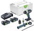 3 Ah, mit 2 Akkus: Festool Quadrive TPC 18/4 I
