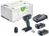 3 Ah, mit 2 Akkus: Festool TXS 18-Basic